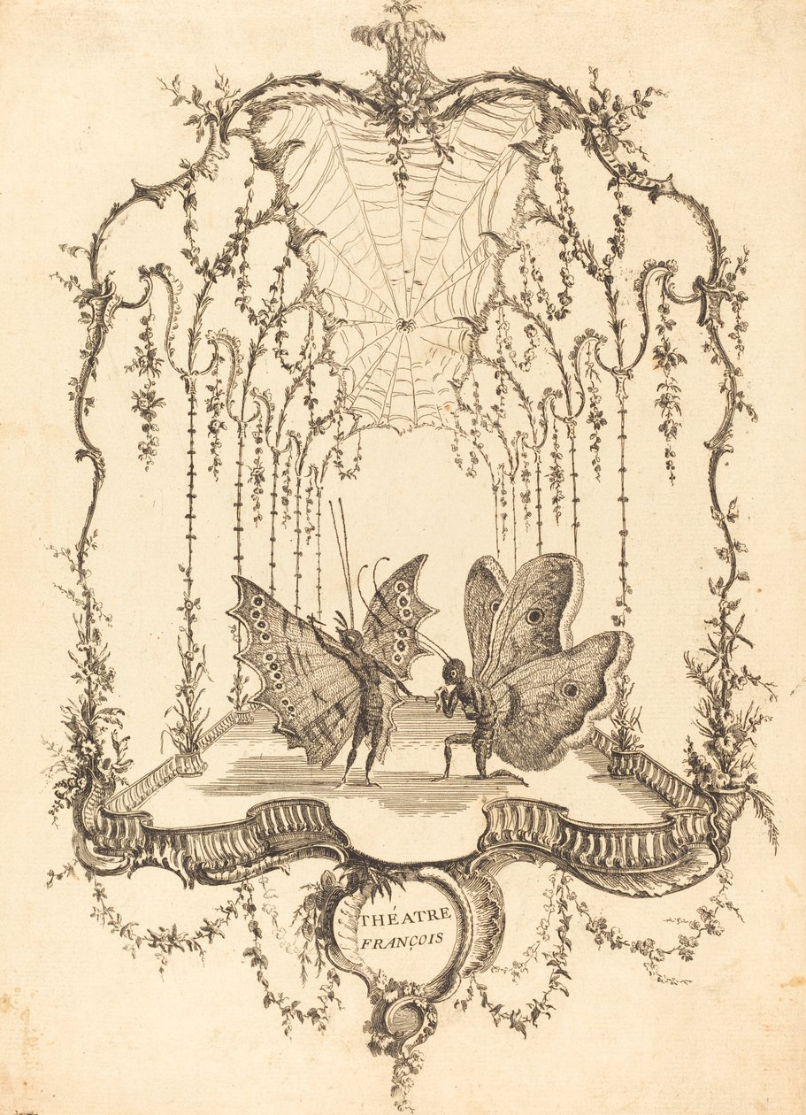 Französisches Theater von Charles Germain de Saint Aubin