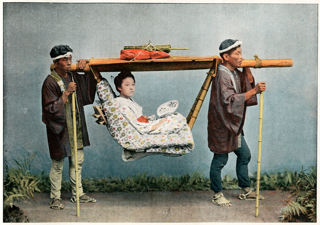 La Kago, Transport von Japan, ca. 1890 von Charles Gillot