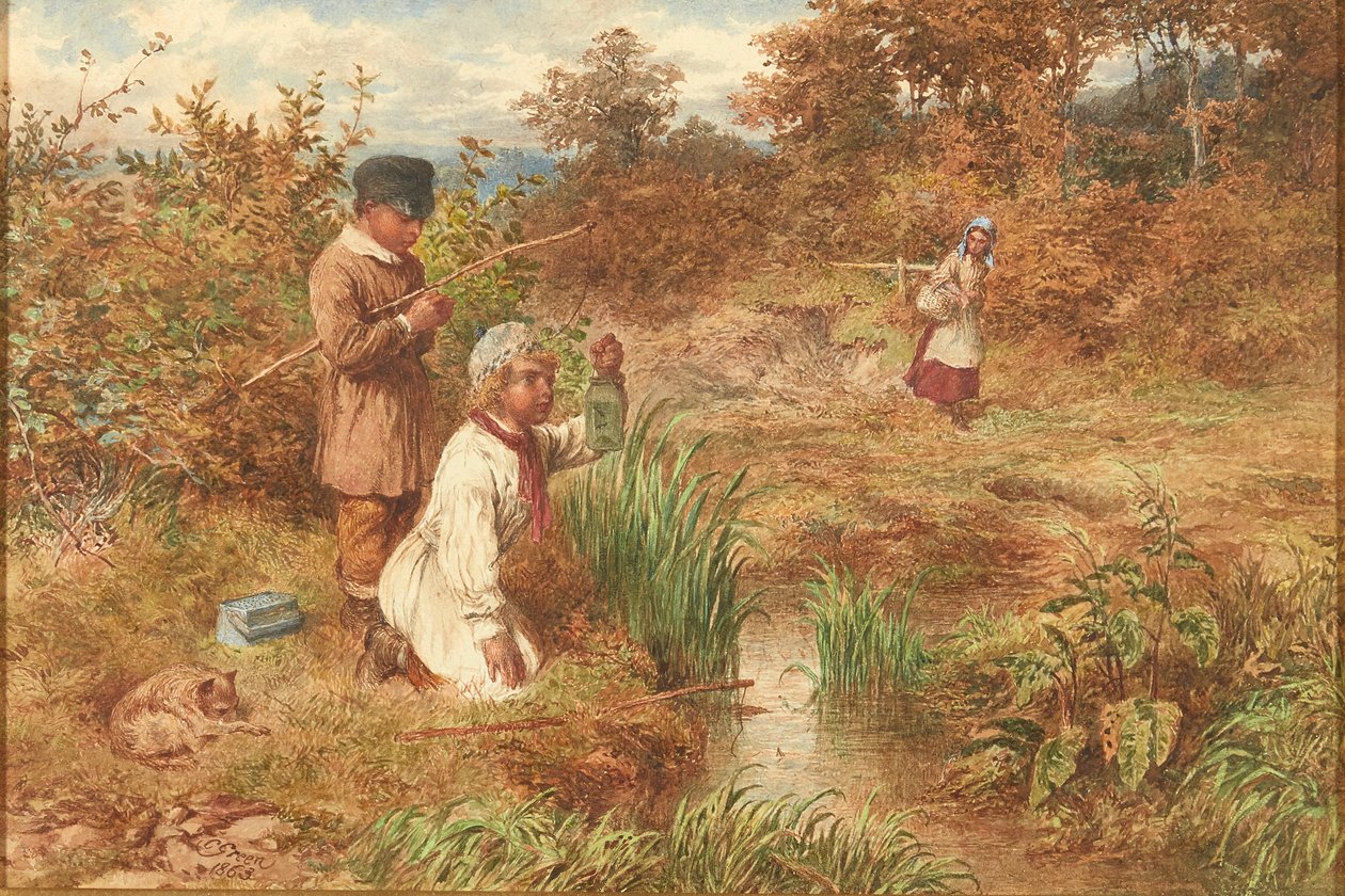 Stichlingsfischer von Charles Green