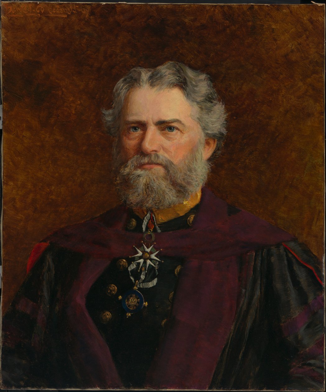 Simon Newcomb, 1909 von Charles Harold L. MacDonald