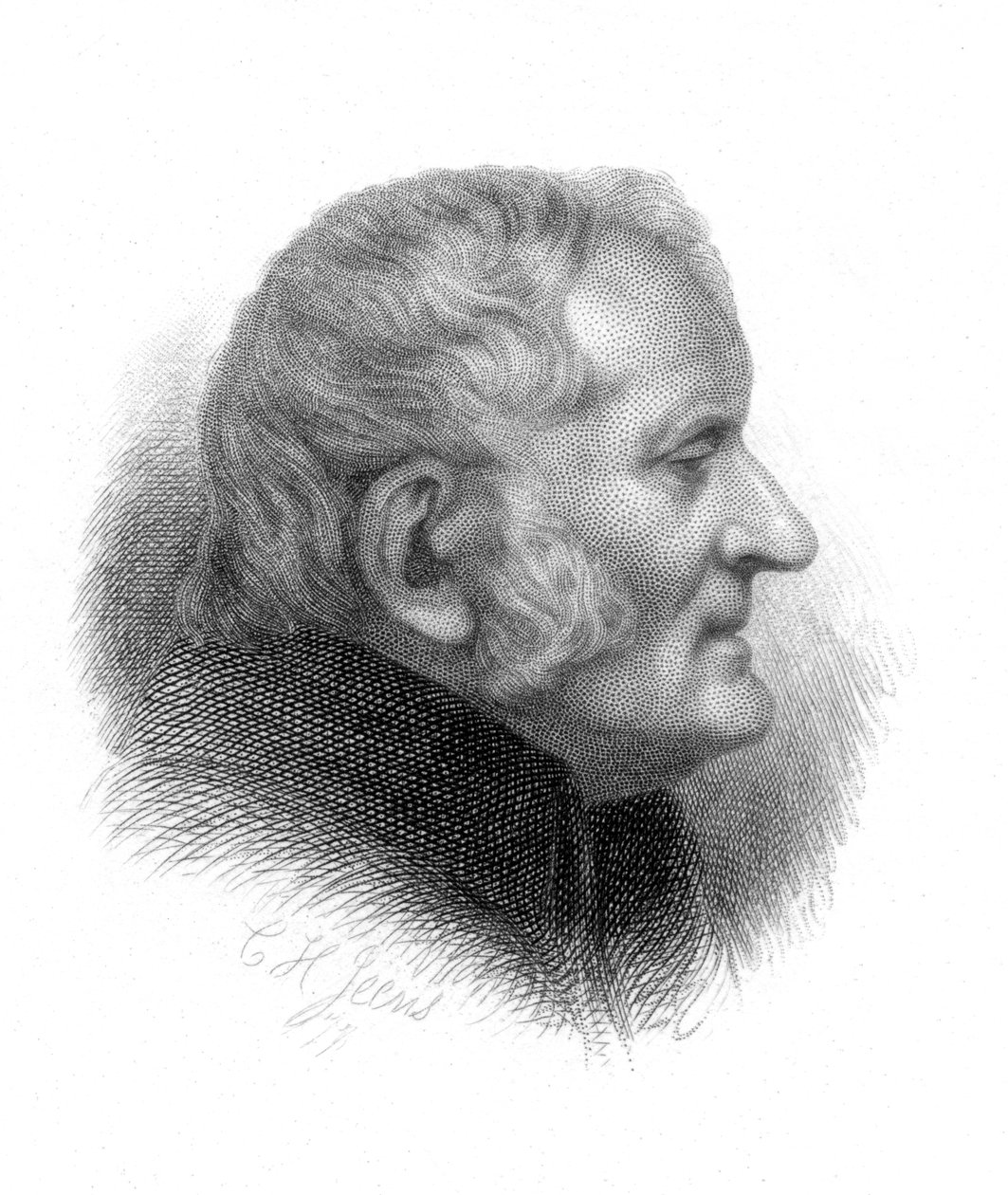 John Dalton, britischer Chemiker, 19. Jahrhundert von Charles Henry Jeens