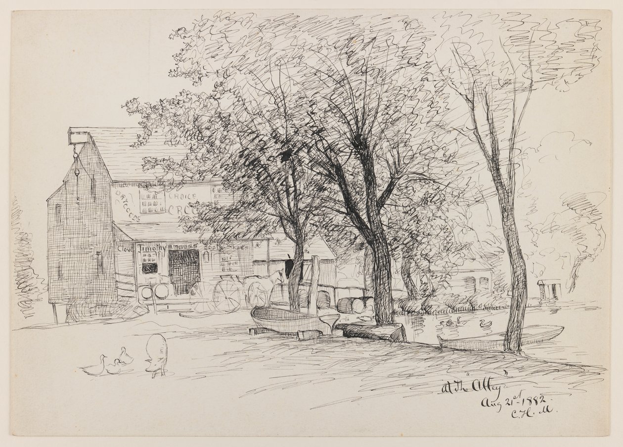 In der Gasse, 21. August 1882 von Charles Henry Miller