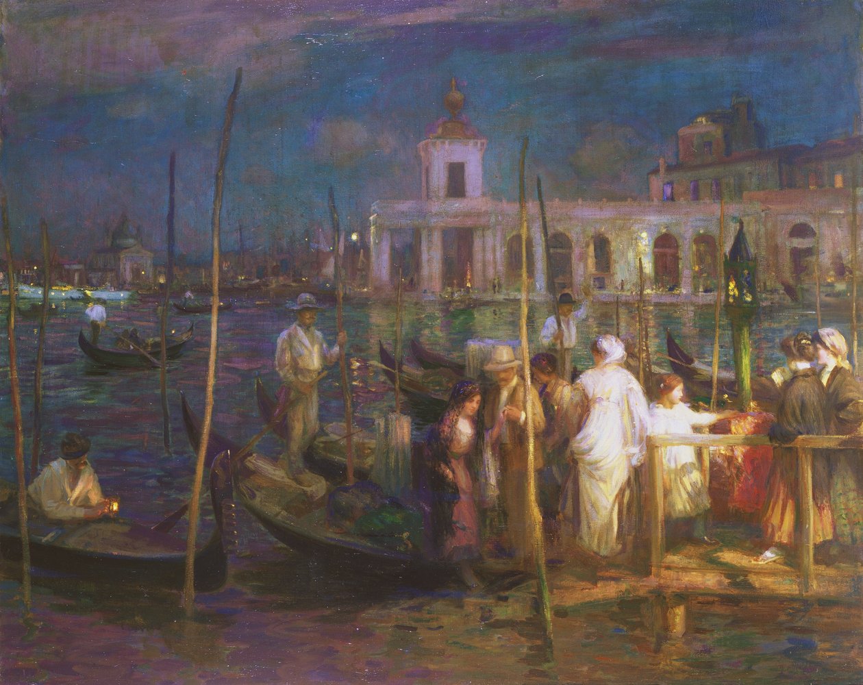Ein Abend in Venedig, ca. 1910 von Charles Hodge Mackie