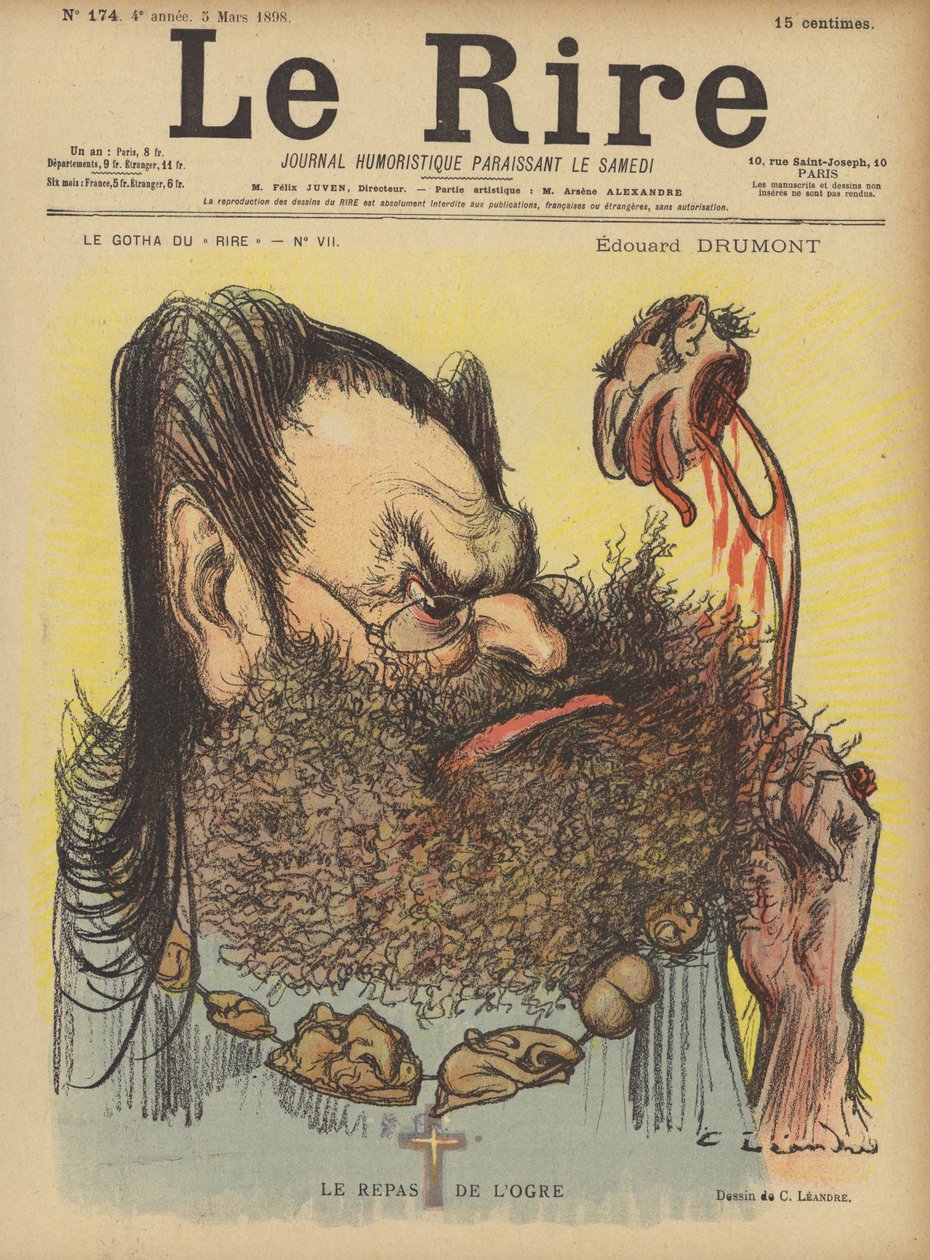 Illustration für Le Rire von Charles Leandre