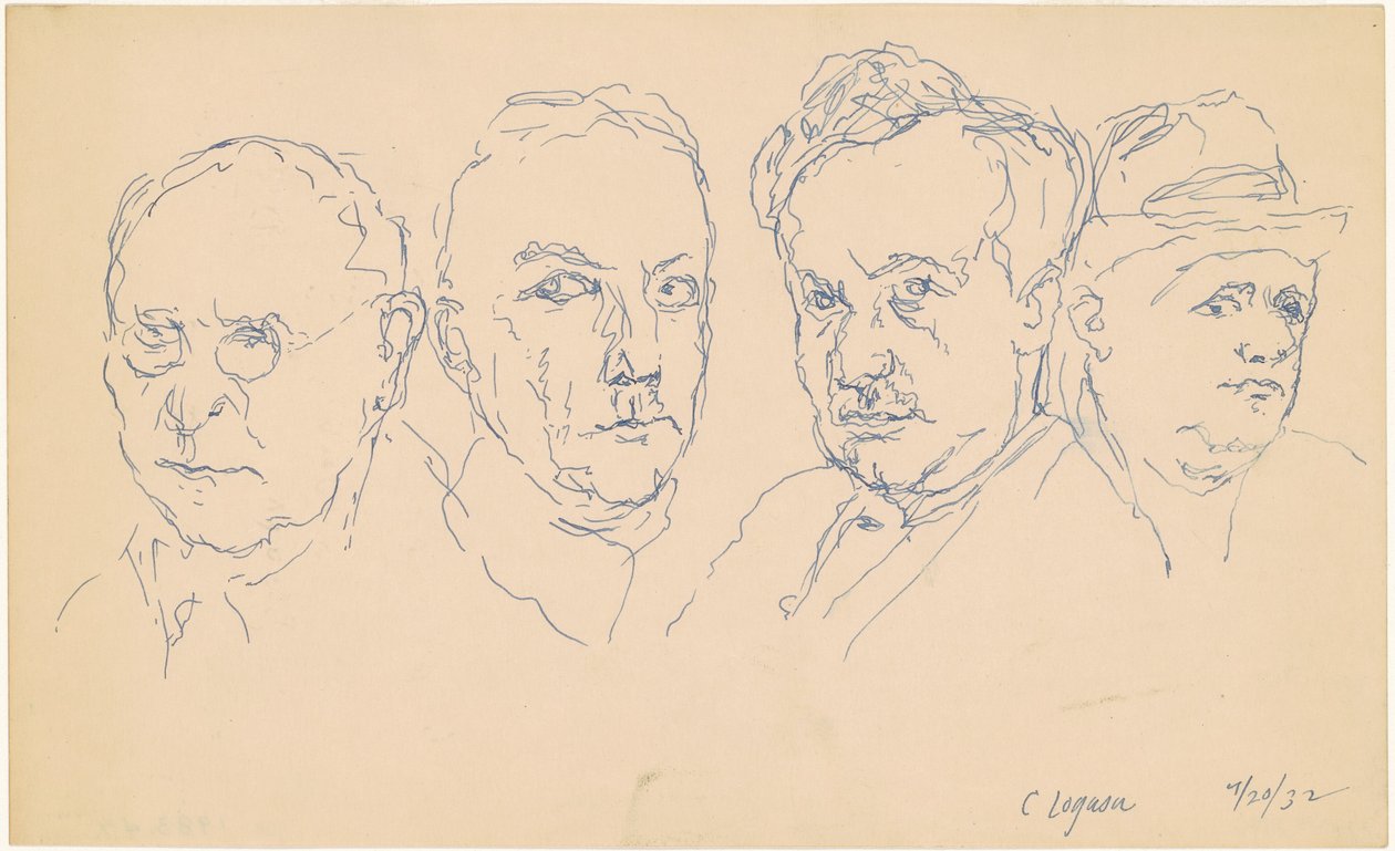 Vier Männer von Charles Logasa