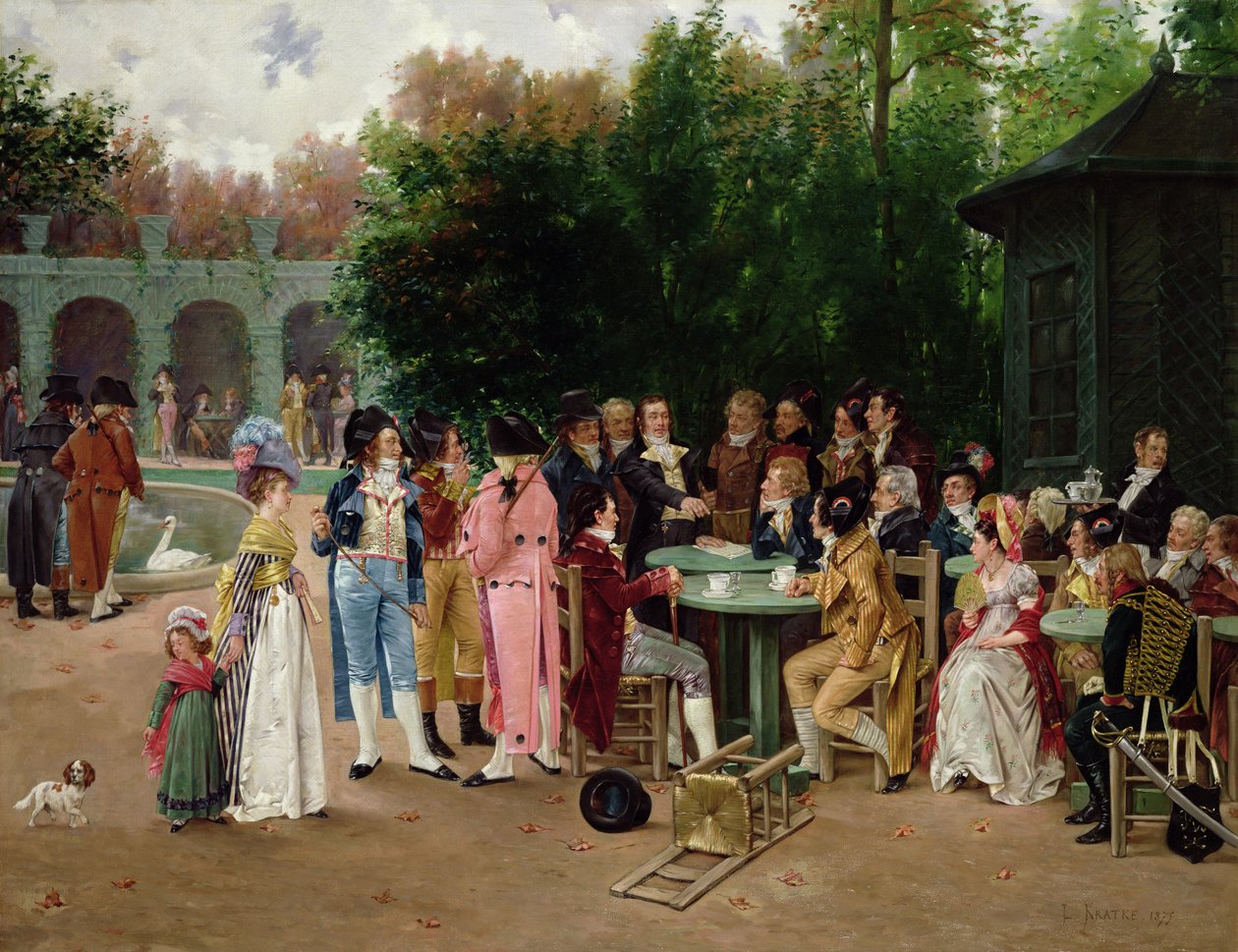 Ein aufmerksames Publikum von Charles Louis Kratke