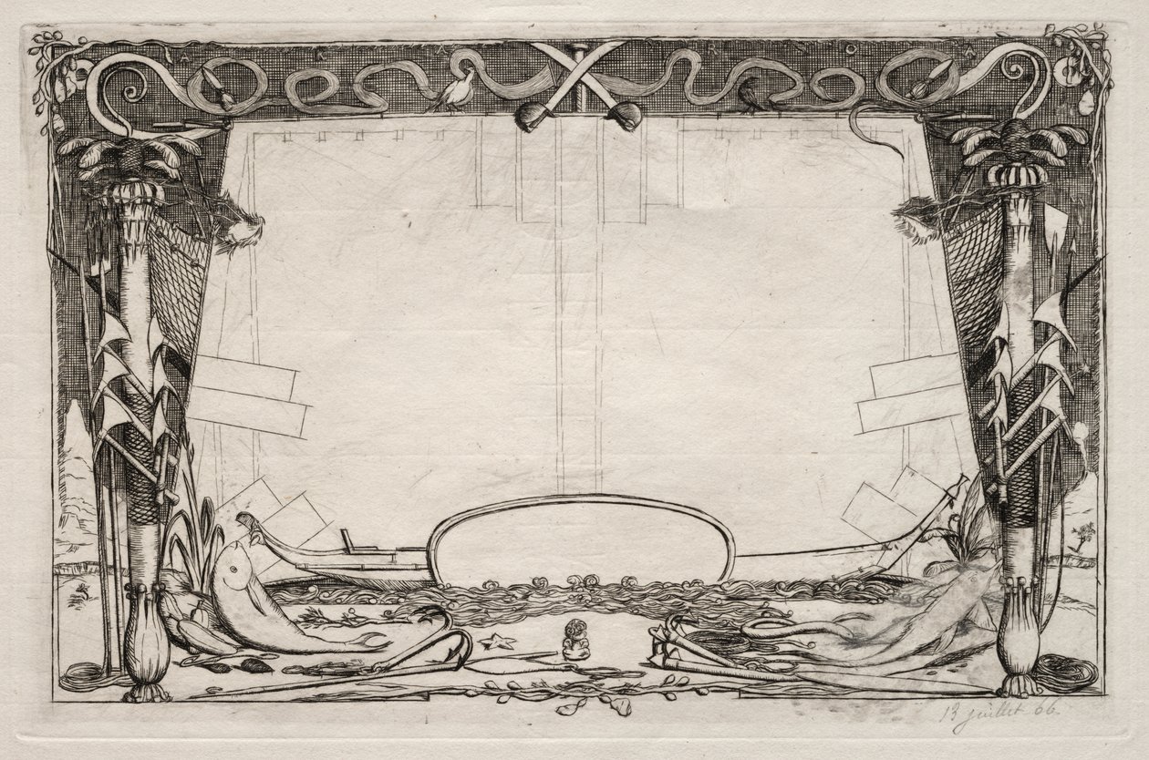 Eine Reise nach Neuseeland (1842-1846): Umschlag von Charles Meryon