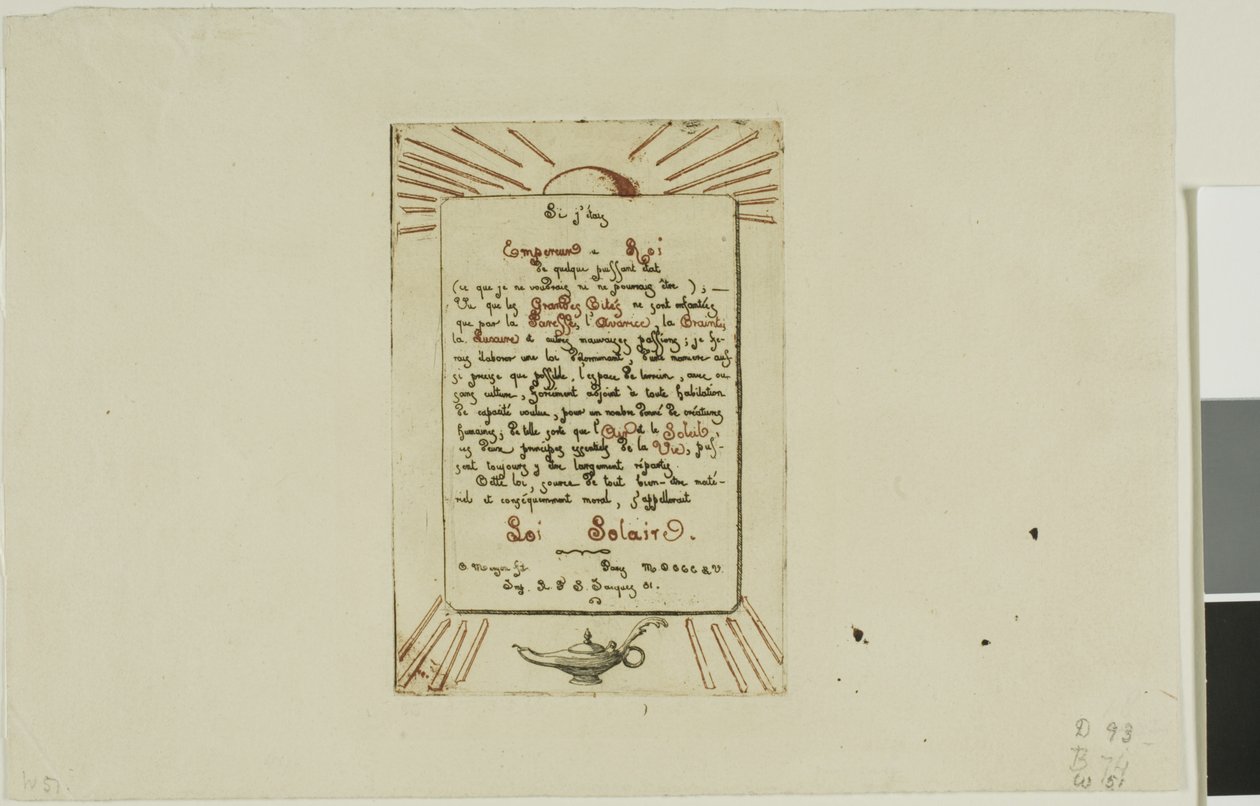 Sonnenrecht von Charles Meryon