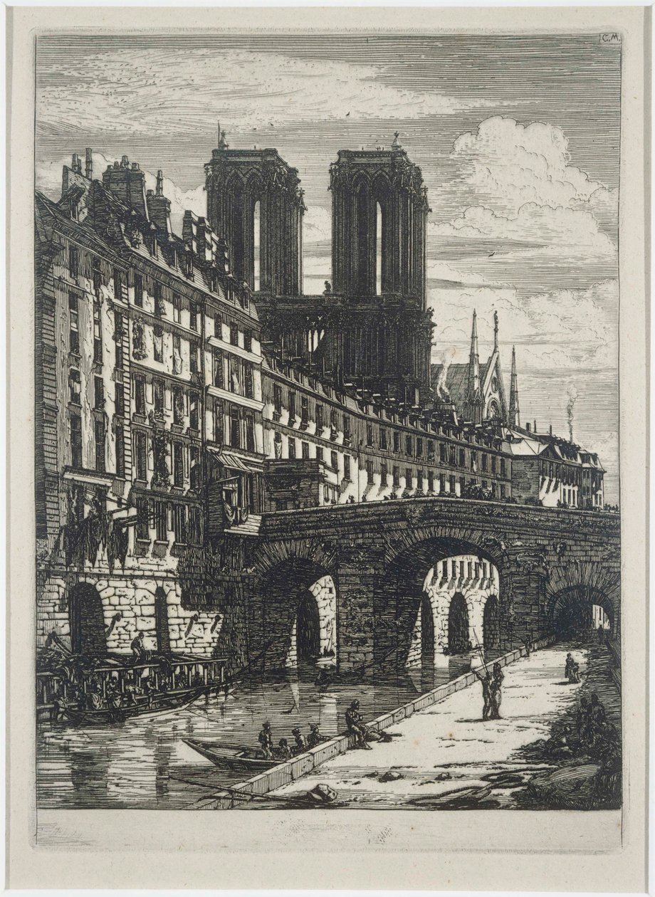 Le Petit Pont von Charles Meryon