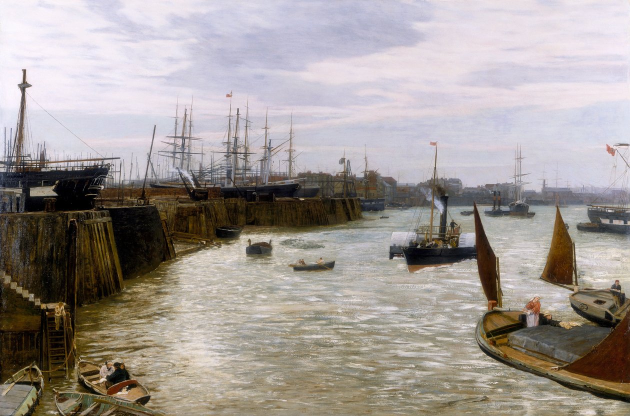 Blackwall, 1872 von Charles Napier Hemy