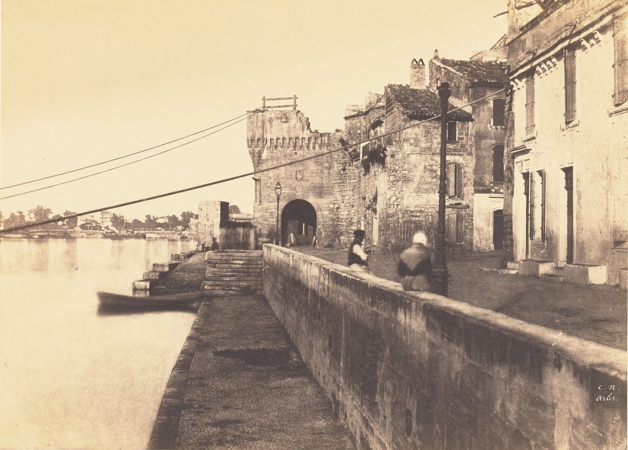 Das Tor der Kastanien, Arles von Charles Nègre