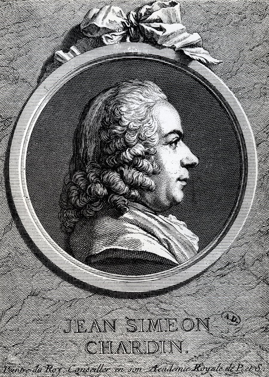 Jean Simeon Chardin von Charles Nicolas II Cochin