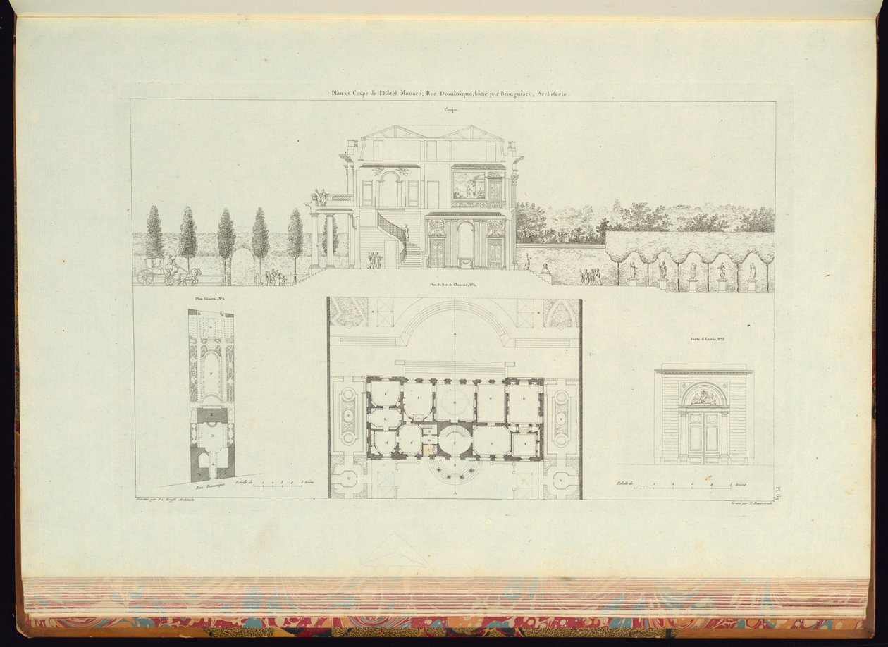 Gebundener Druck (Frankreich) von Charles Nicolas Ransonnette