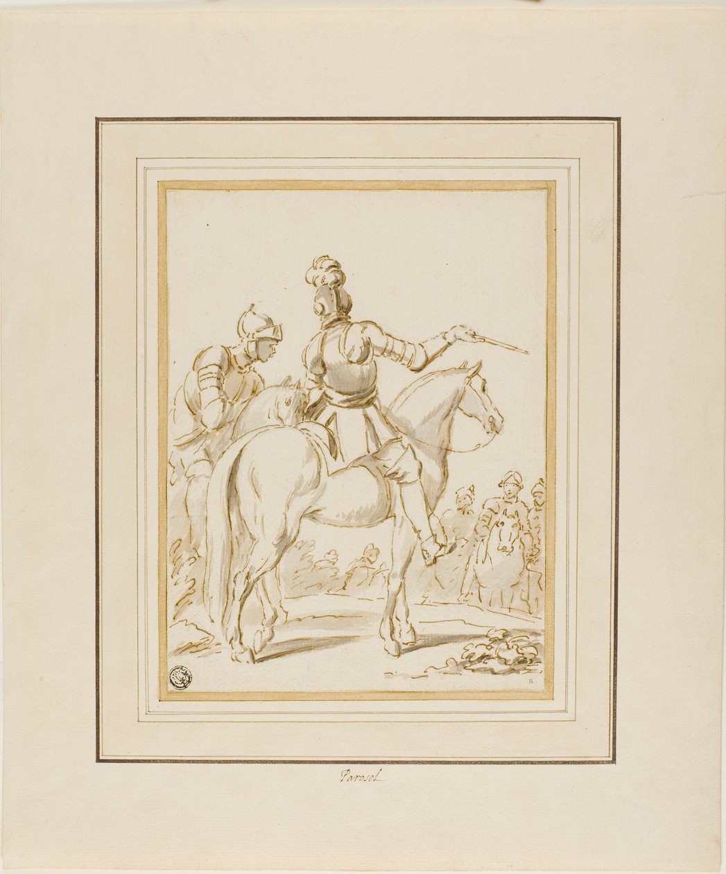 Ritter zu Pferd von Charles Parrocel