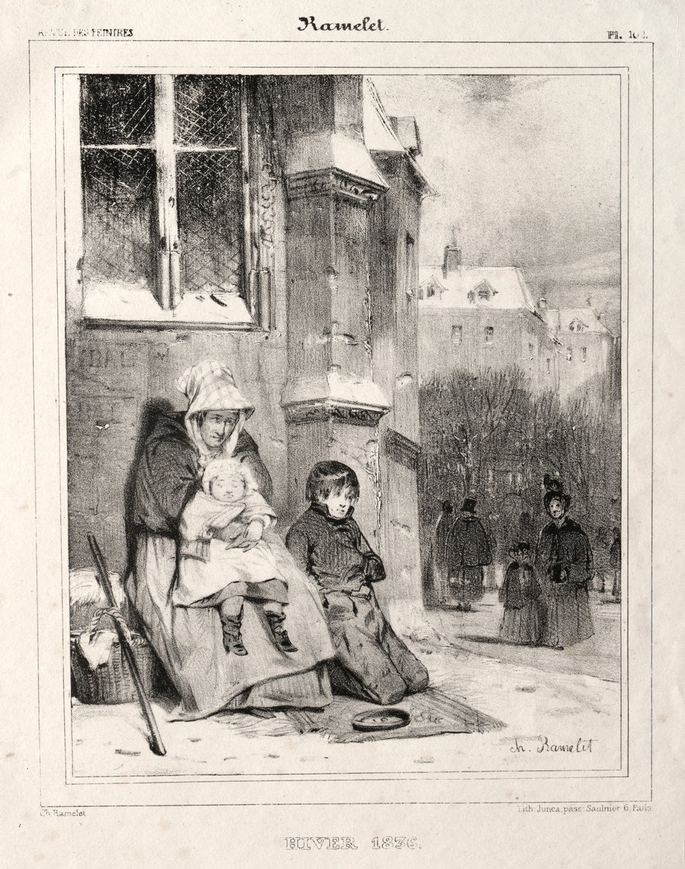 Winter, 1836 von Charles Ramelet
