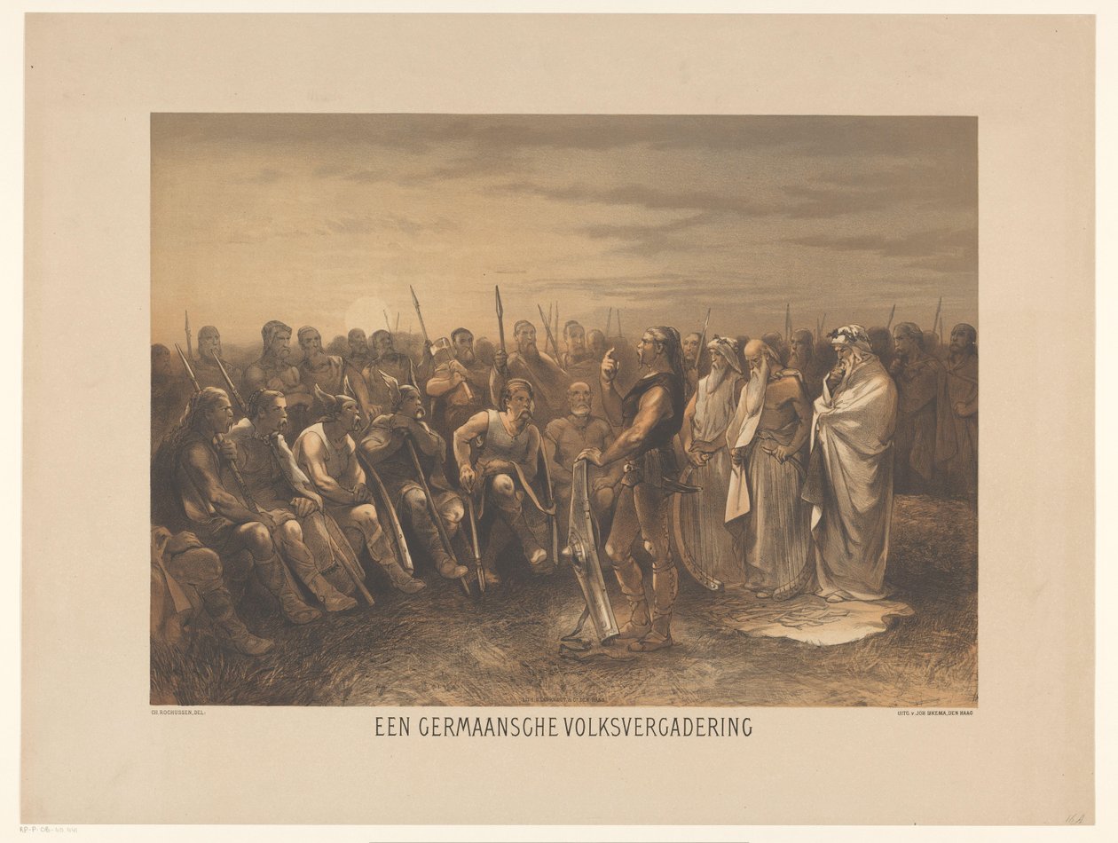 Germanische Volksversammlung von Charles Rochussen
