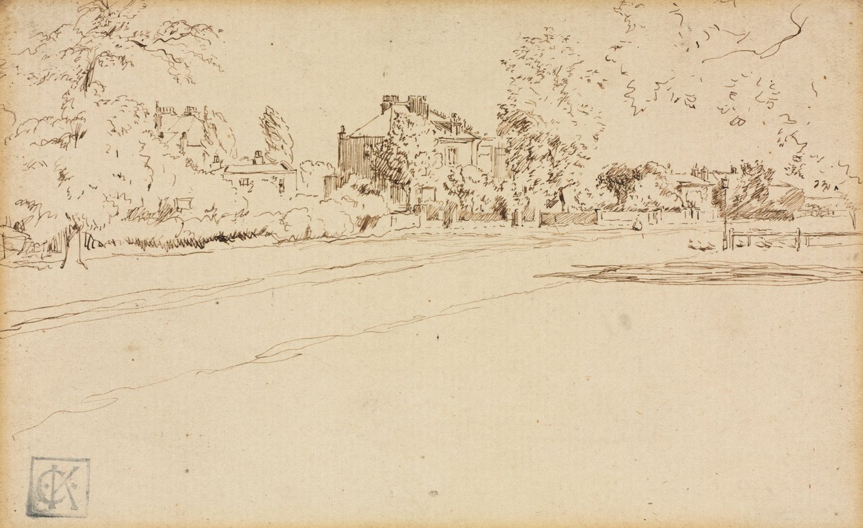 Haus in Hammersmith von Charles Samuel Keene