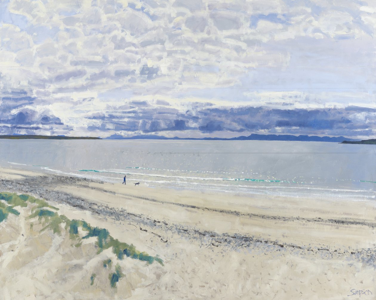 Wanderer & Hund, 2012 von Charles Simpson