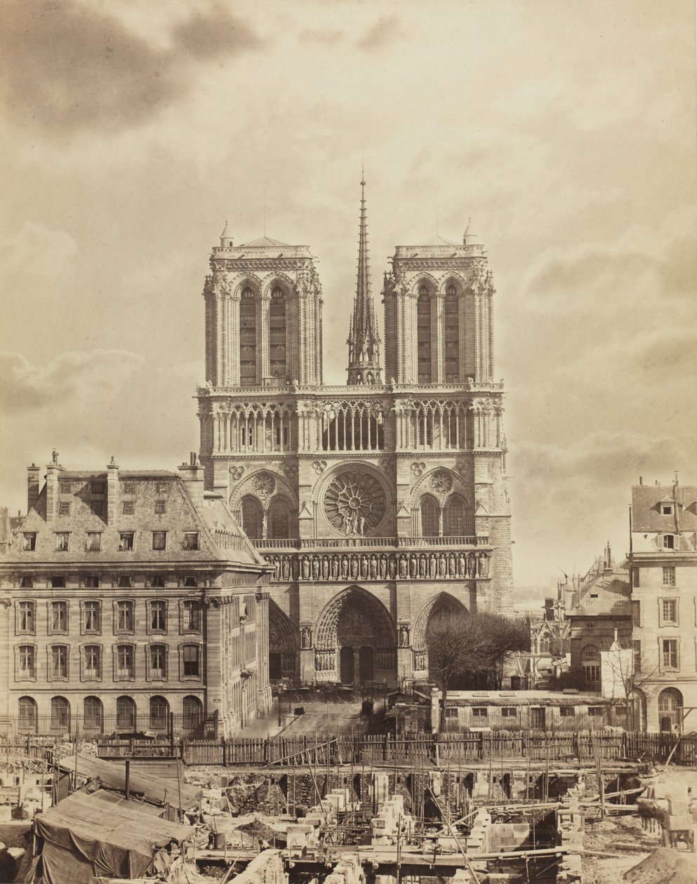 Notre Dame de Paris, frühe 1860er Jahre von Charles Soulier