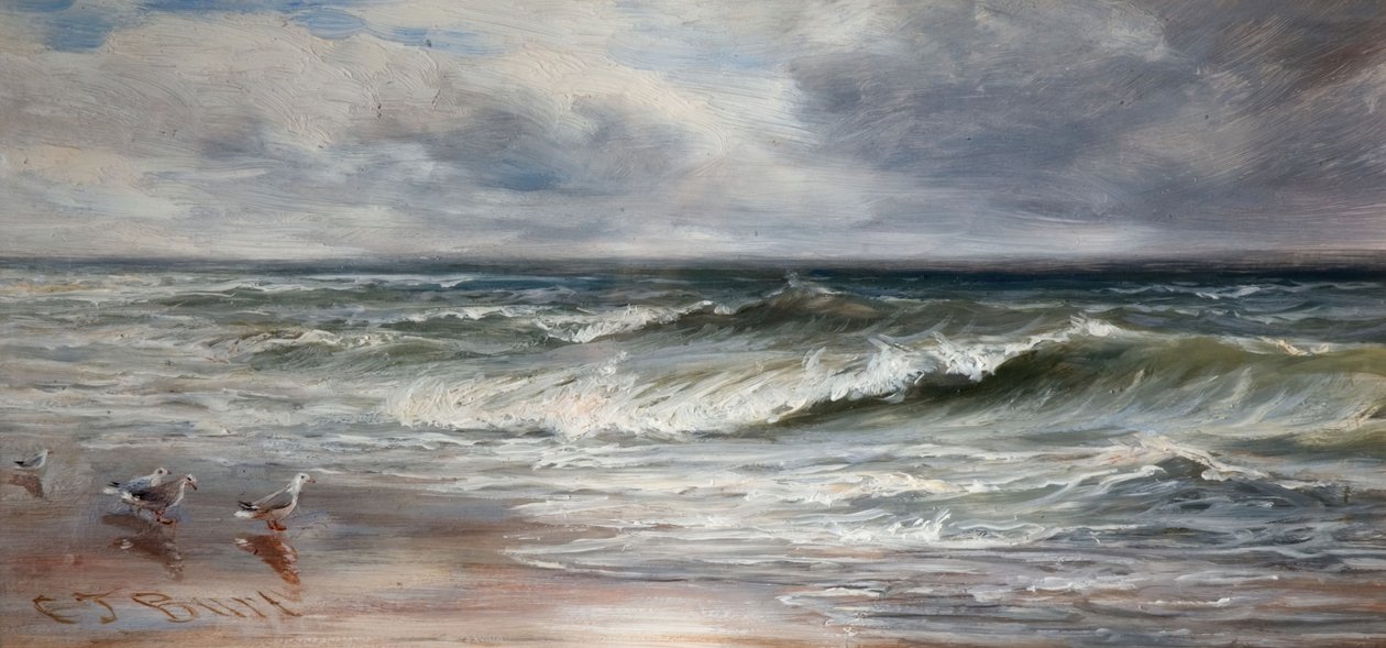 Meereswellen, 1880 von Charles Thomas Burt