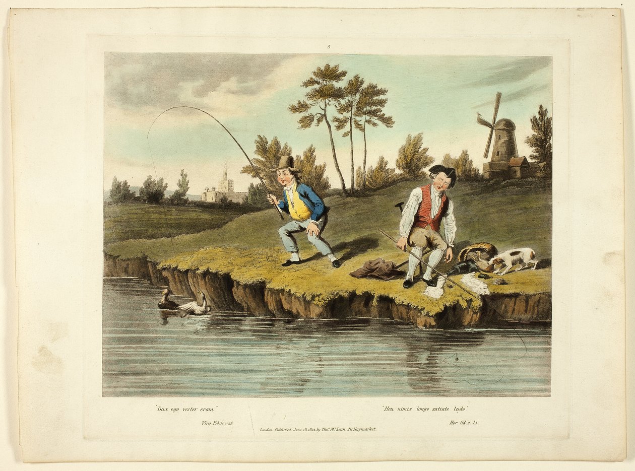 Freuden des Fischens von Charles Turner