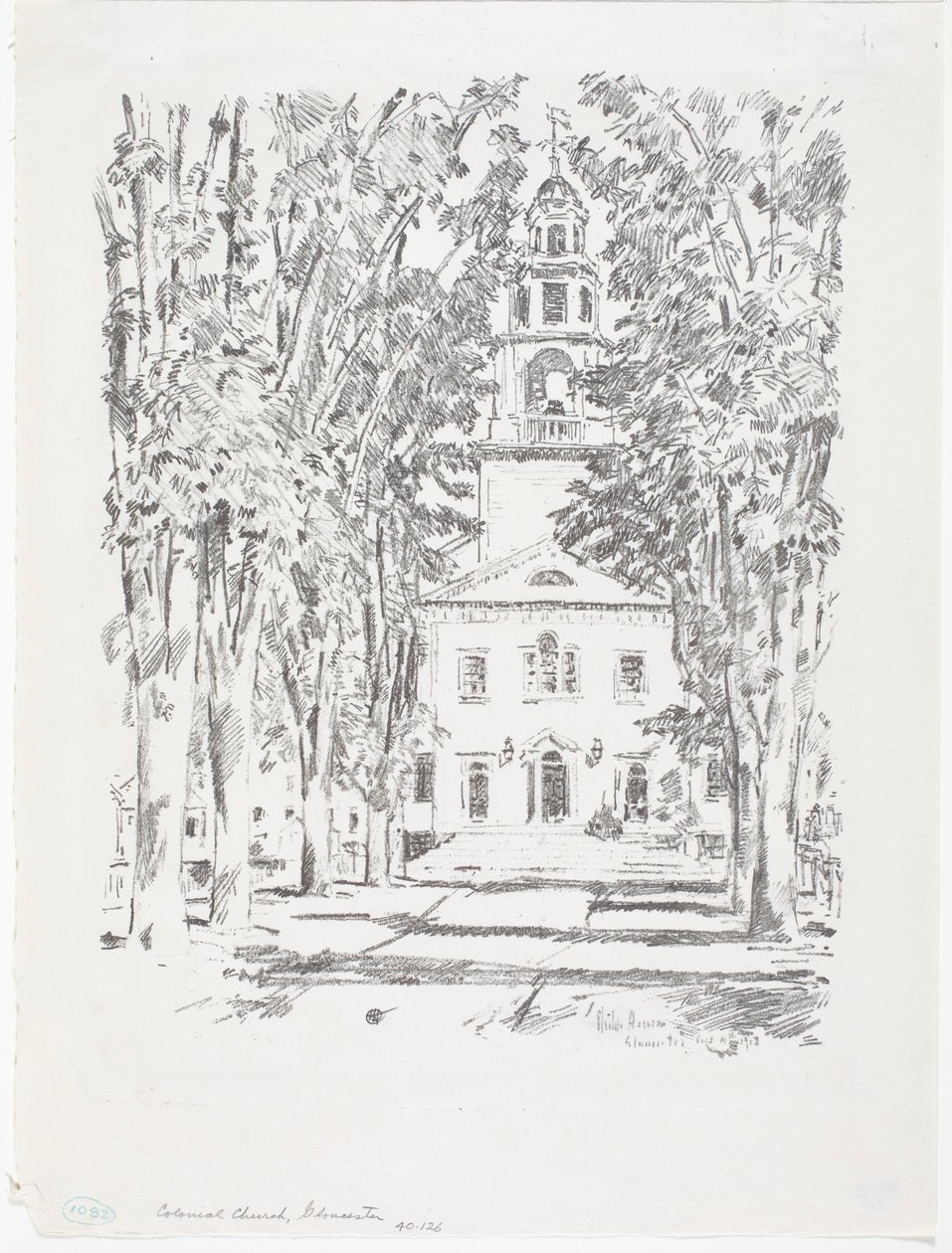 Kolonialkirche, Gloucester von Childe Frederick Hassam