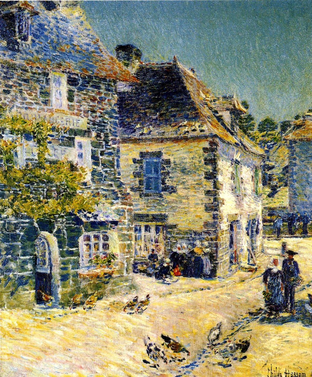 Pont Aven, Bretagne von Childe Frederick Hassam