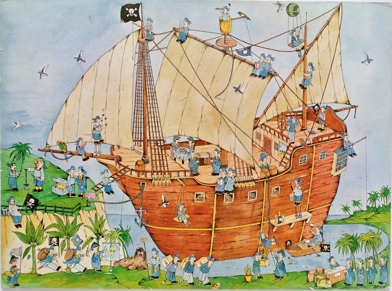 Piratenschiff von Christian Kaempf