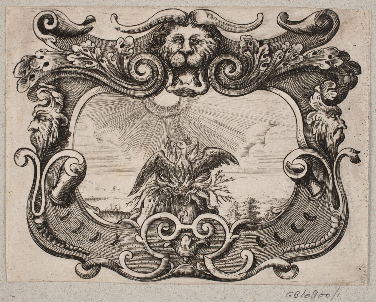 Emblem mit Phönix von Christian Rothgiesser