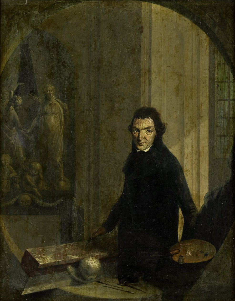 Selbstporträt von Christoffel Frederik Franck