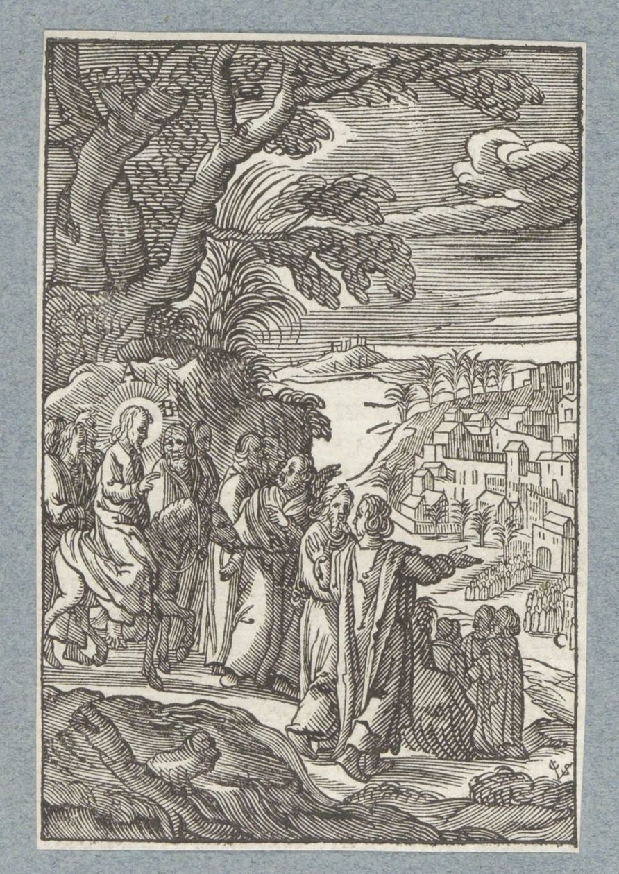 Einzug in Jerusalem von Christoffel van Sichem (II)