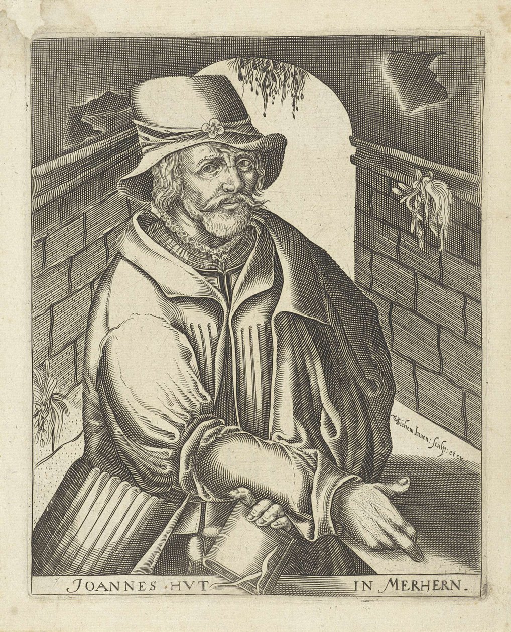Johann Hus in Merhern, ca. 1650 von Christoffel van Sichem