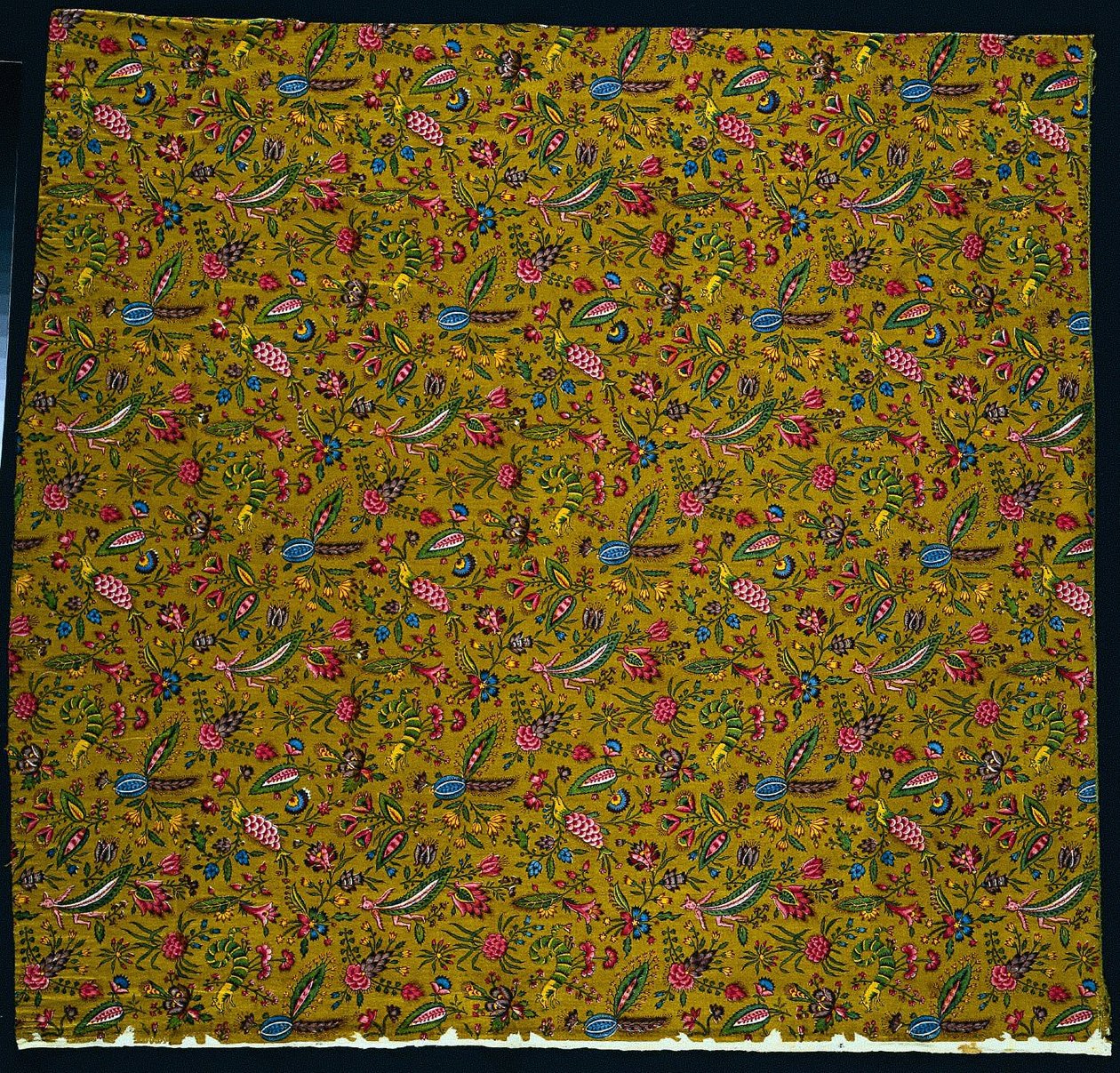 Streifen aus holzblockbedruckter Baumwolle, 1780 von Christophe Philippe Oberkampf