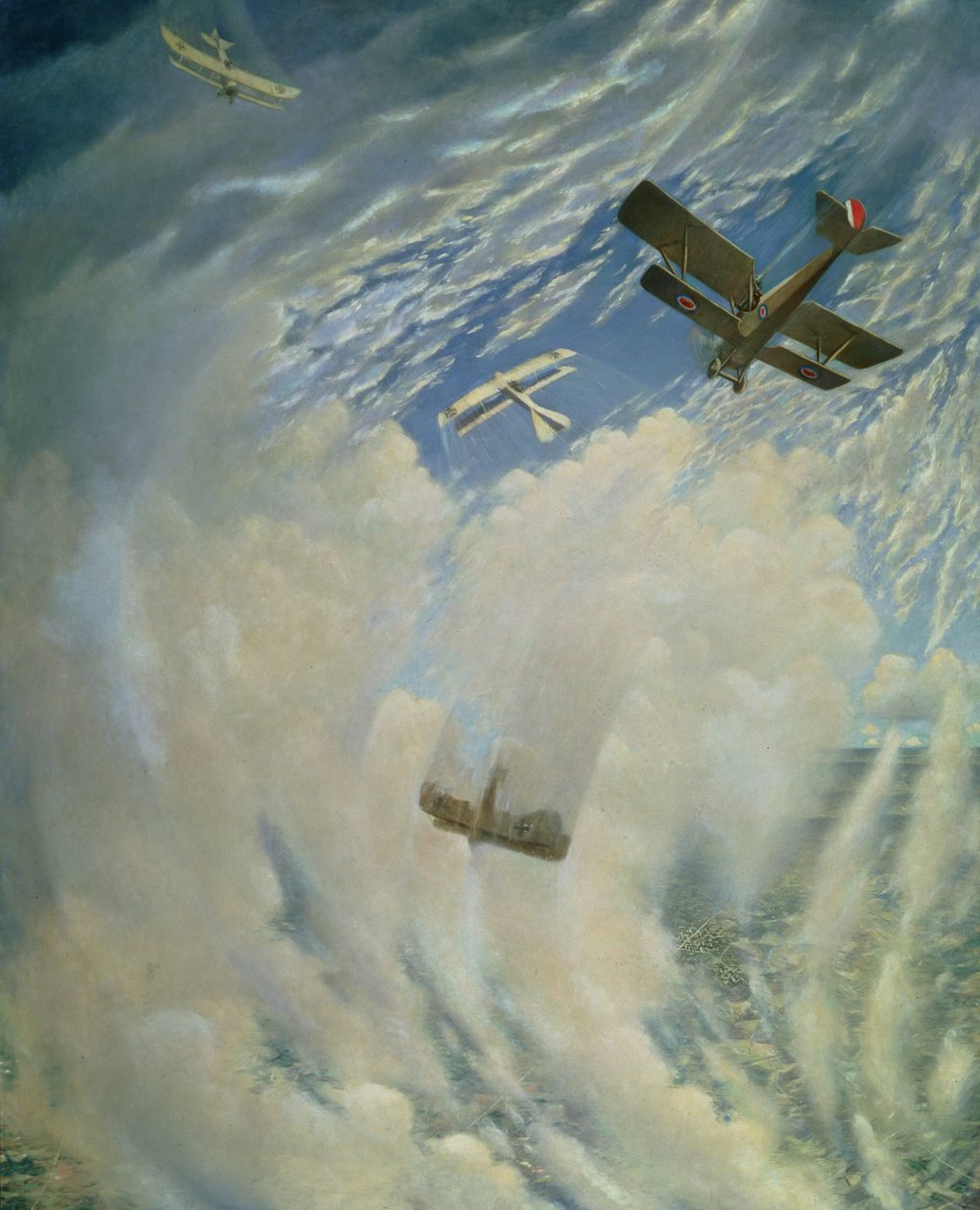 Krieg in der Luft, 1918 von Christopher Richard Wynne Nevinson