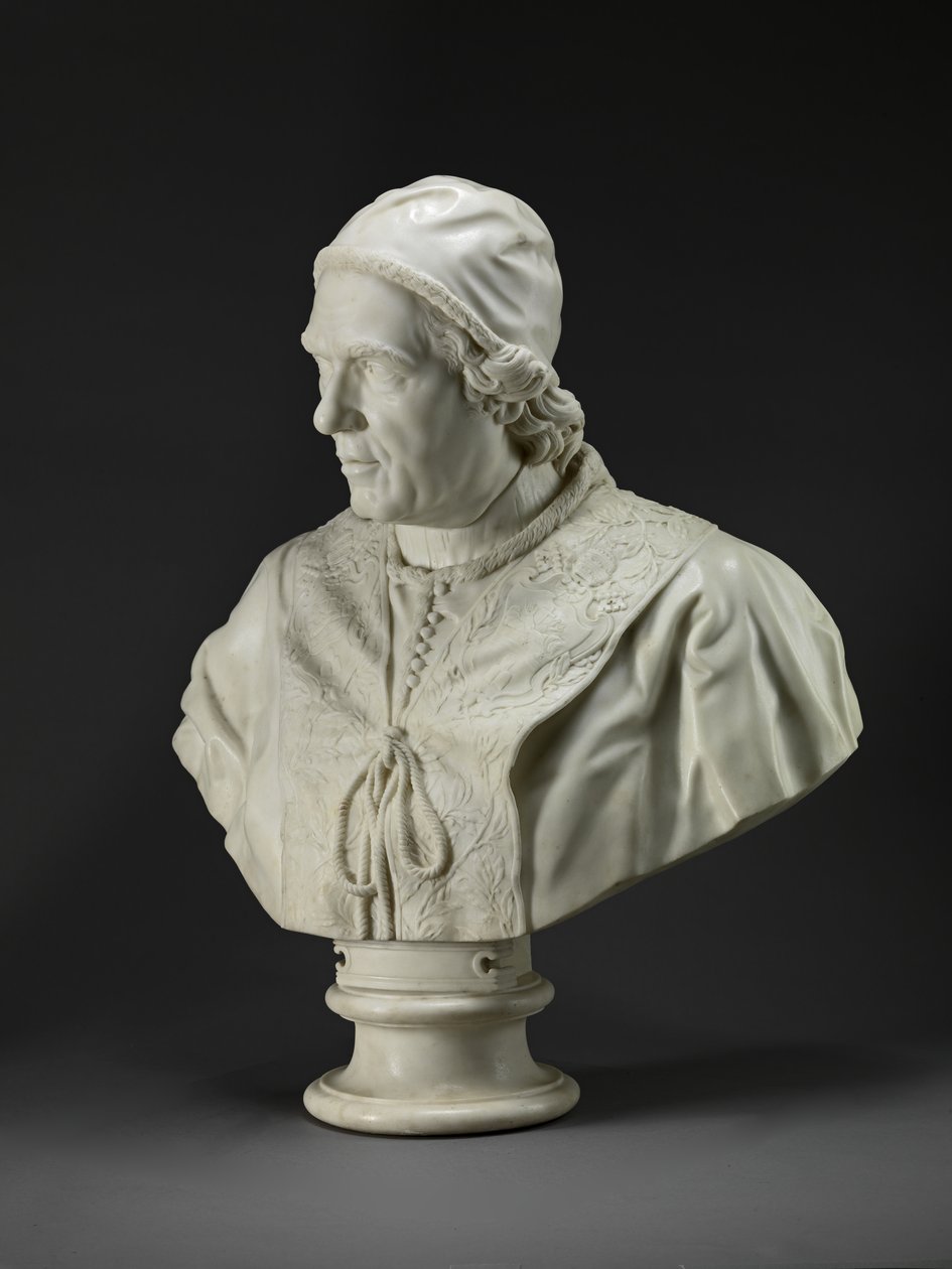 Papst Clemens XIV. (1705-74), ca. 1772-76 von Christopher (attr.to) Hewetson