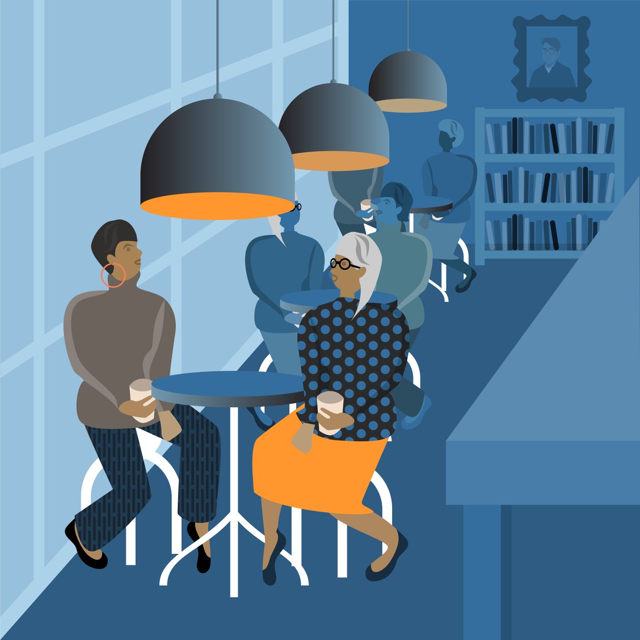 Treffen im Café von Claire Huntley