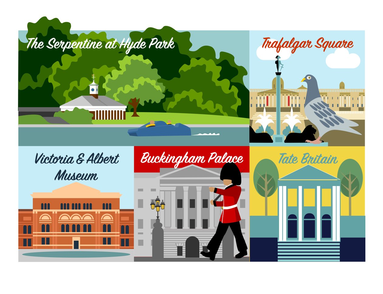 Postkarte aus London von Claire Huntley