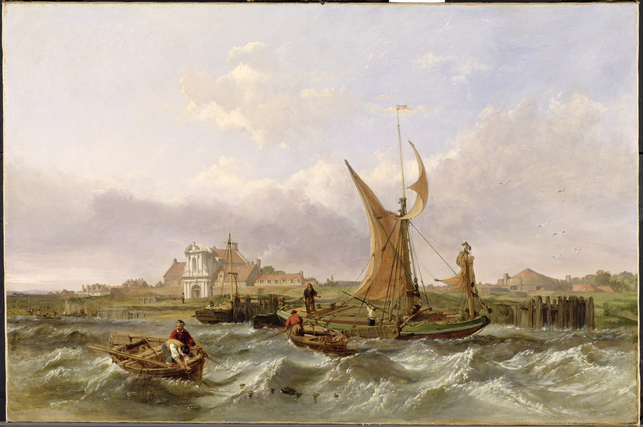 Tilbury Fort - Wind gegen die Flut, 1853 von Clarkson Frederick Stanfield