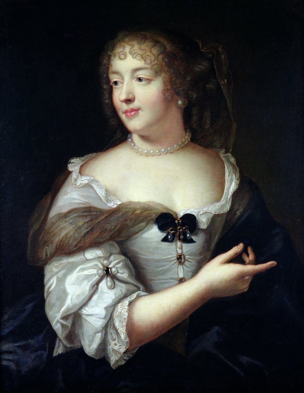 Porträt von Marie de Rabutin-Chantal, Madame de Sevigne (1626-96) von Claude Lefebvre