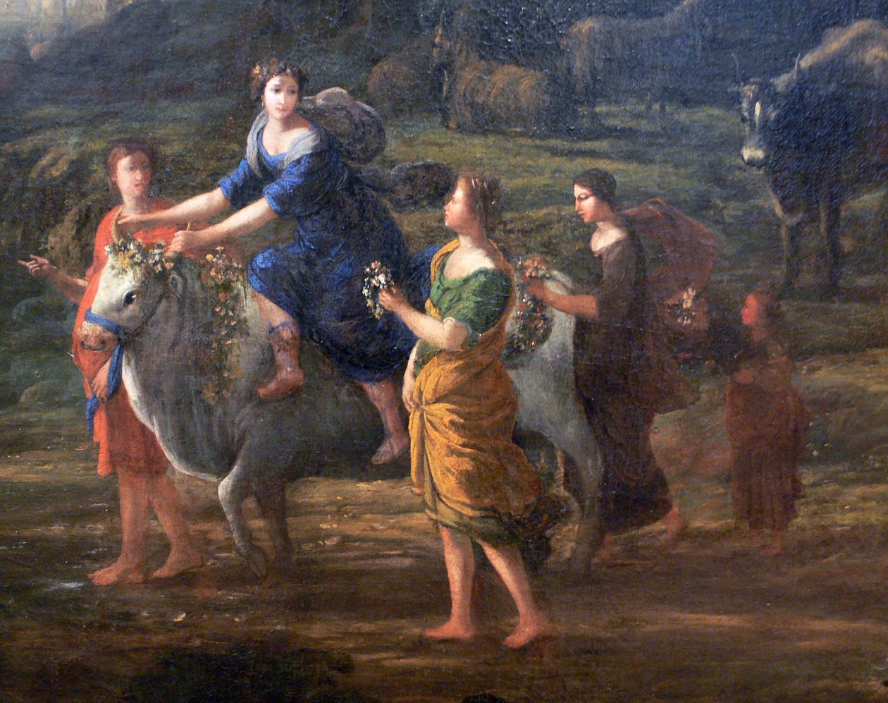Küstenlandschaft mit Europa und dem Stier von Claude Lorrain