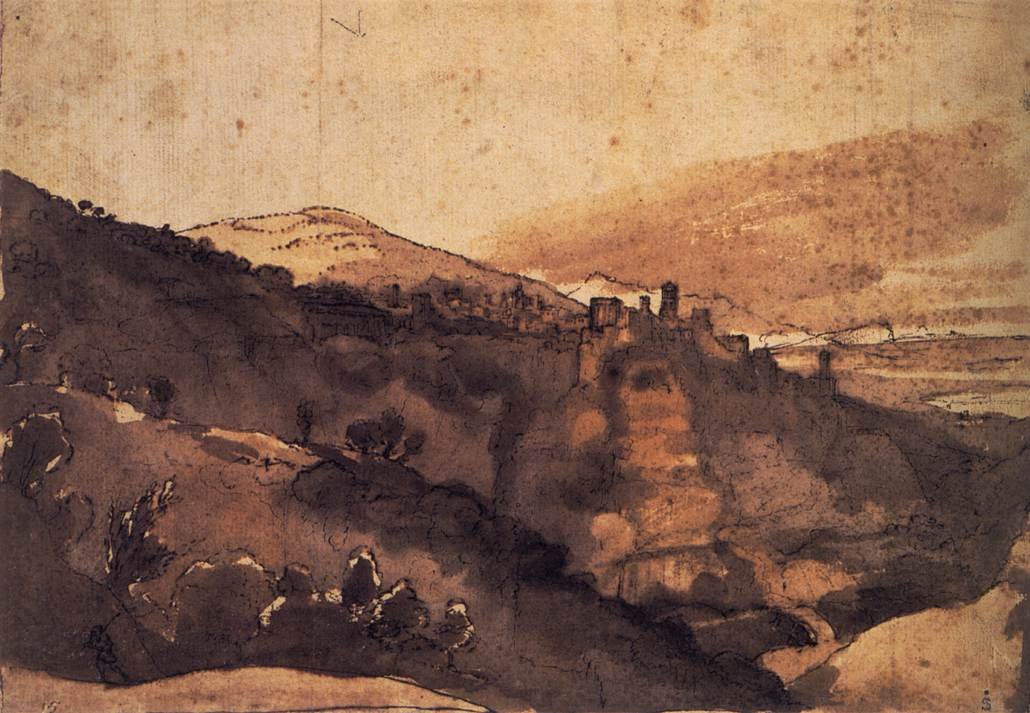 Blick auf Tivoli von Claude Lorrain