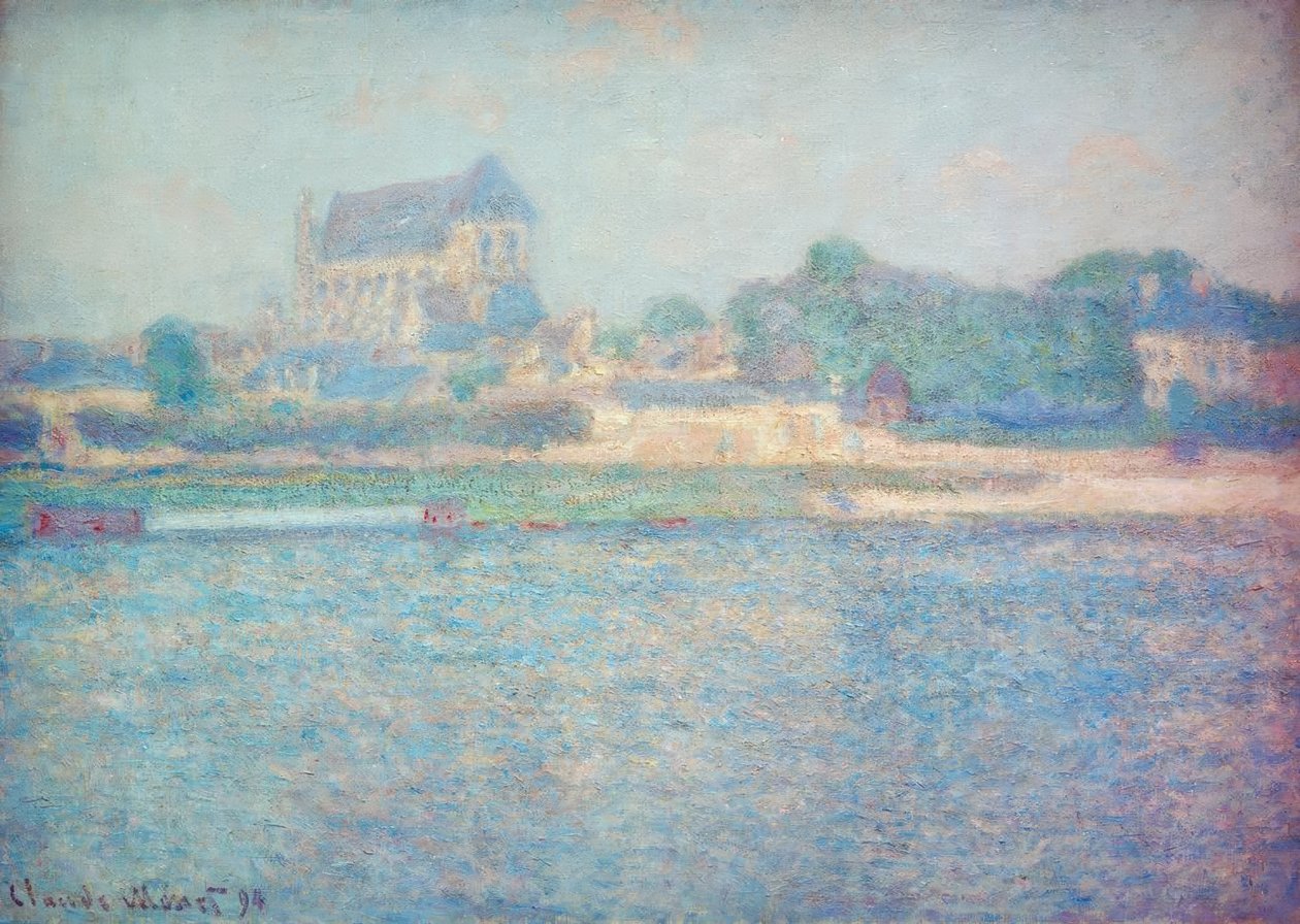 Kirche in Vernon von Claude Monet