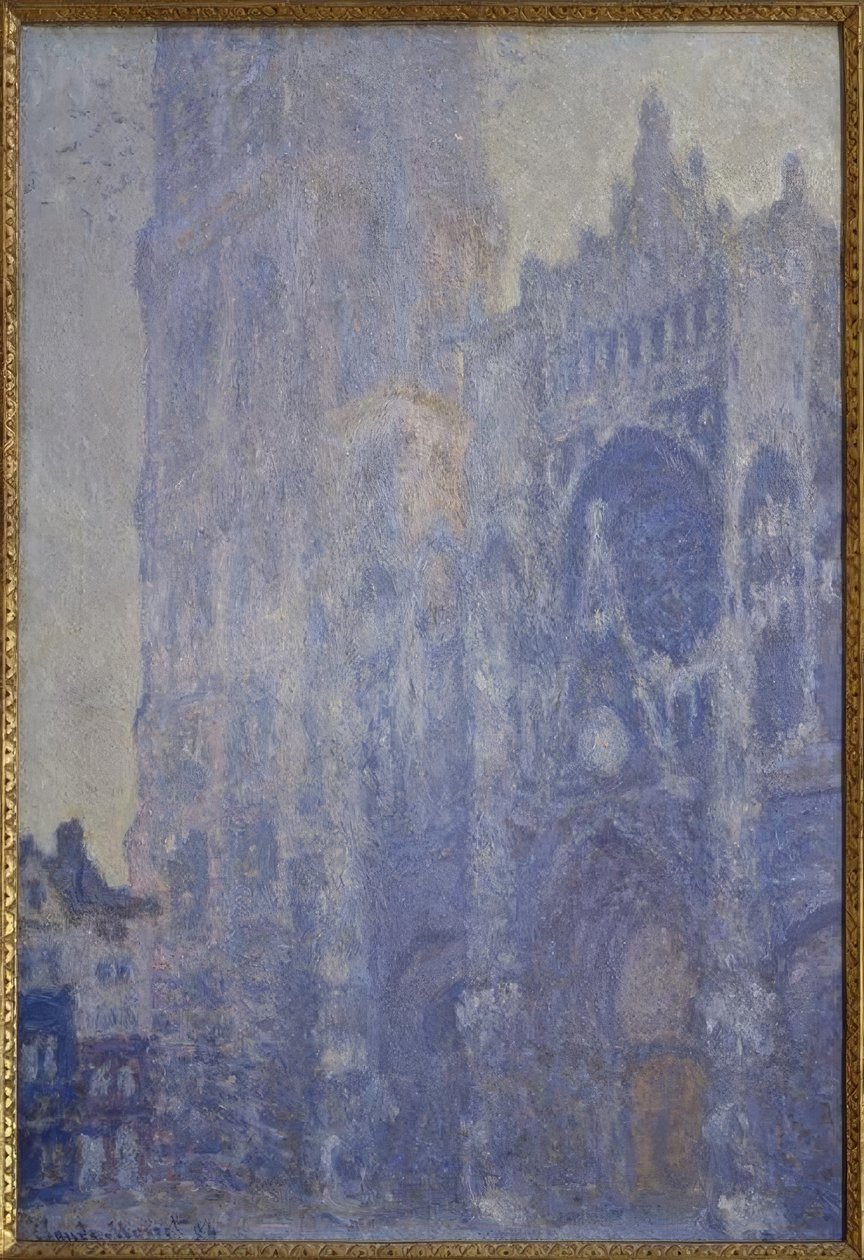 Die Kathedrale von Rouen. Das Portal und der Turm Saint-Romain von Claude Monet