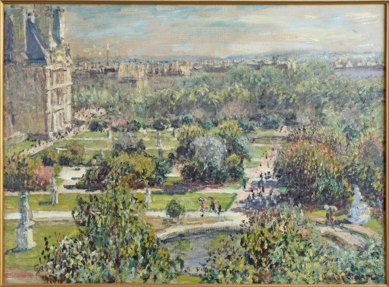 Die Tuilerien von Claude Monet