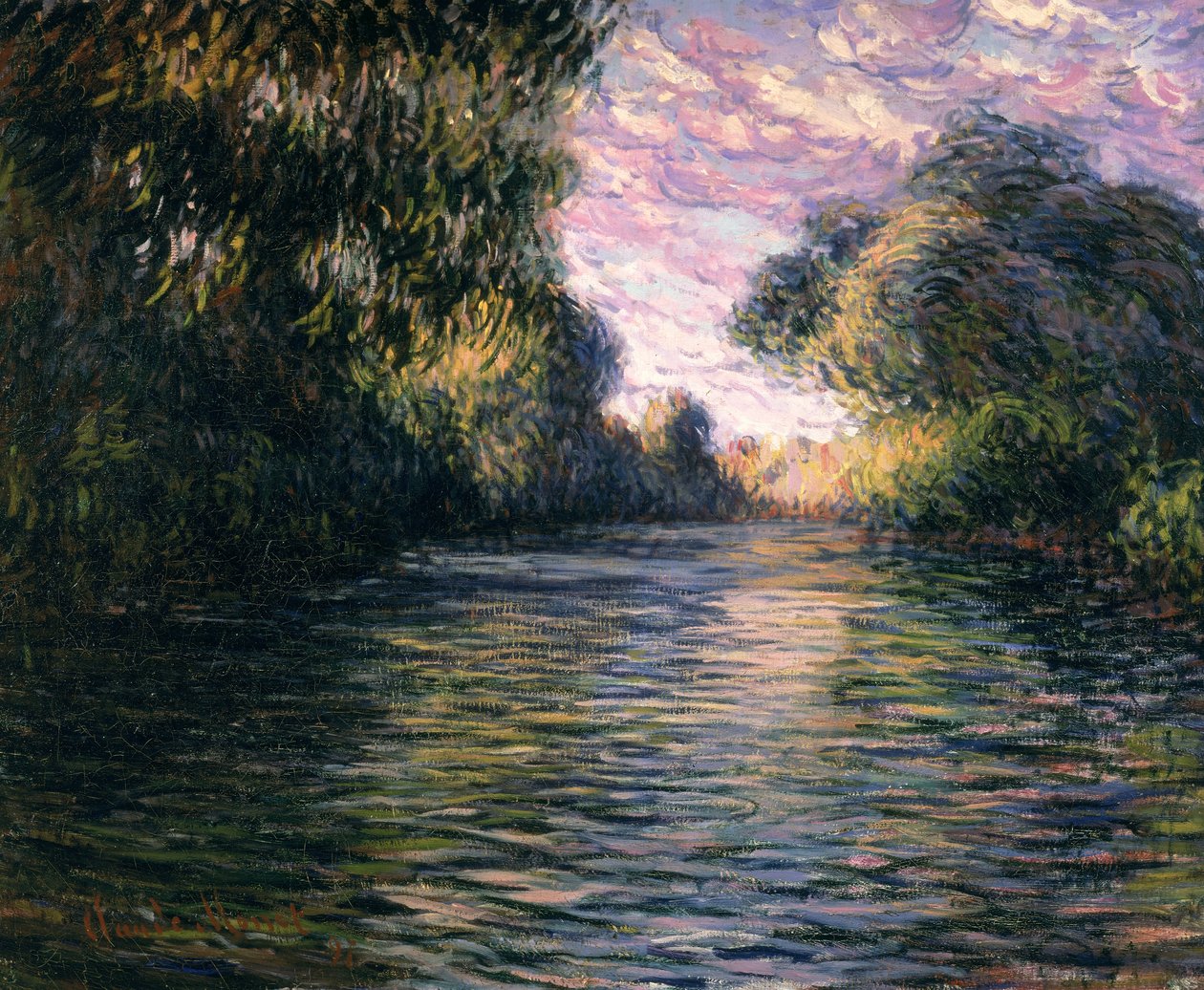 Morgen an der Seine, 1897 von Claude Monet
