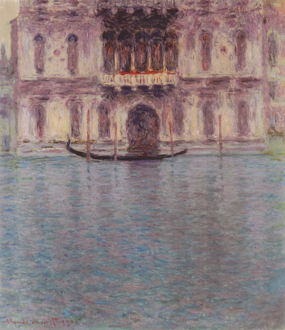 Palazzo Contarini, Venedig von Claude Monet