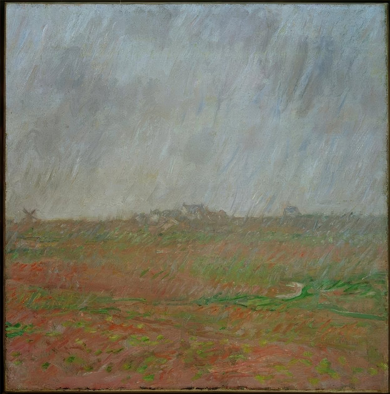 Regen in Belle-Ile von Claude Monet