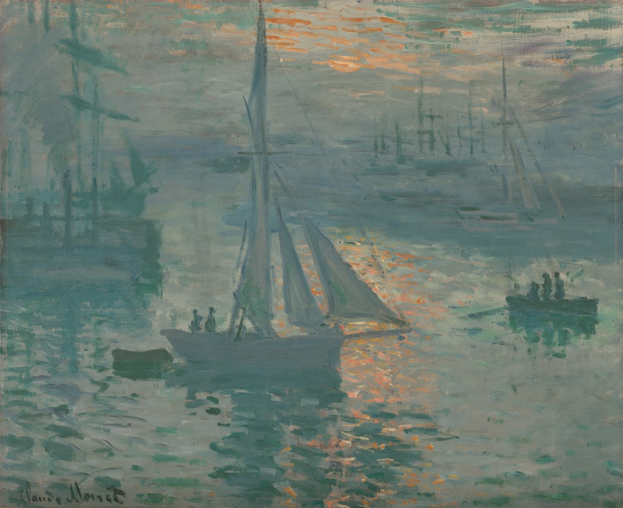 Sonnenaufgang von Claude Monet