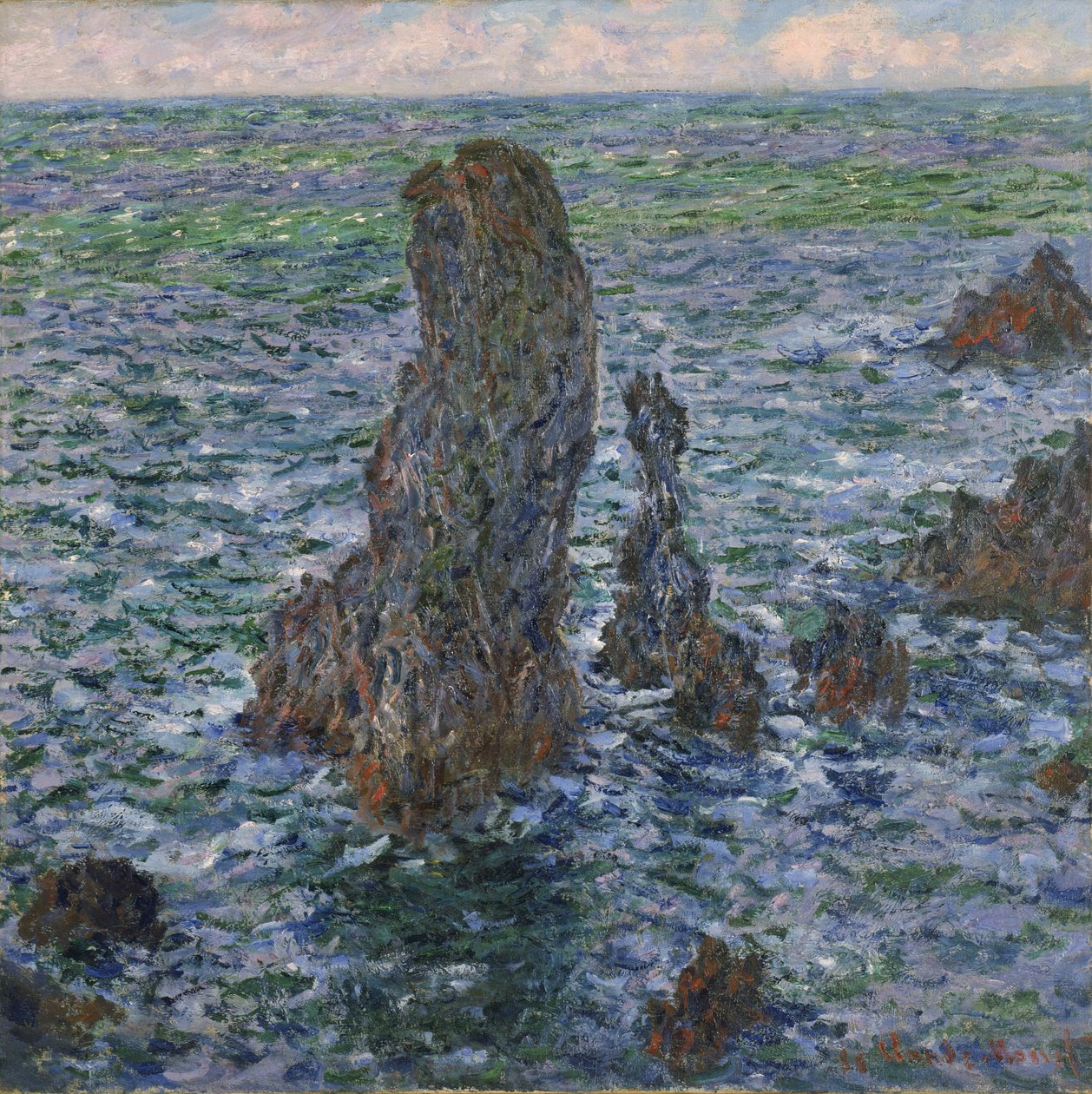 Der Port Coton „Pyramiden“ von Claude Monet