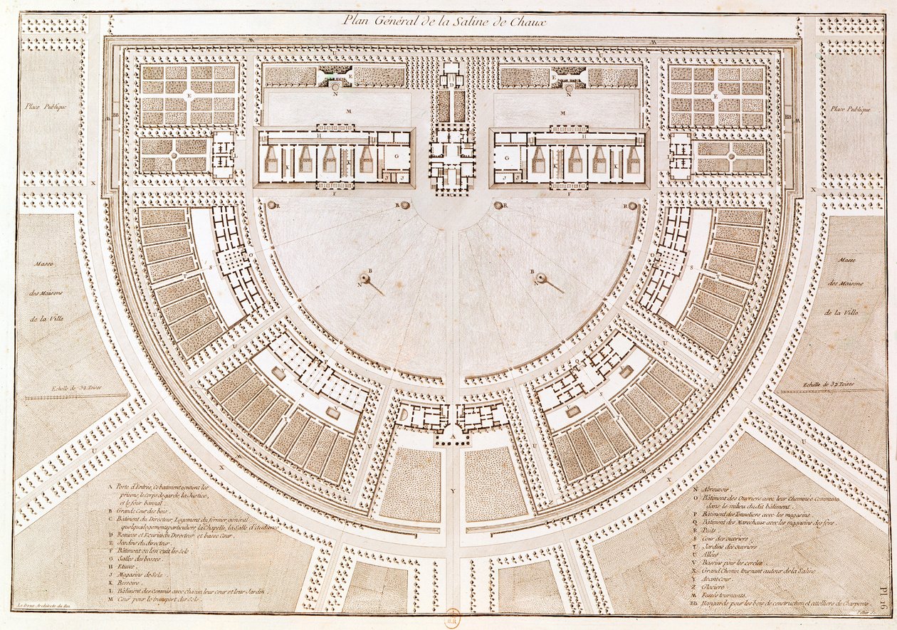 Generalplan der Salinen in der 
